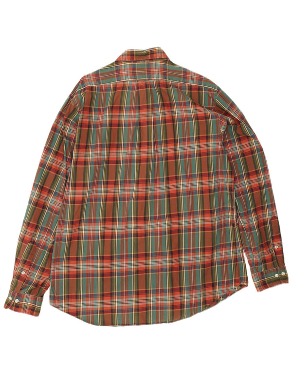 POLO RALPH LAUREN Męska koszula flanelowa rozmiar 43 17 XL, wielobarwna kratka