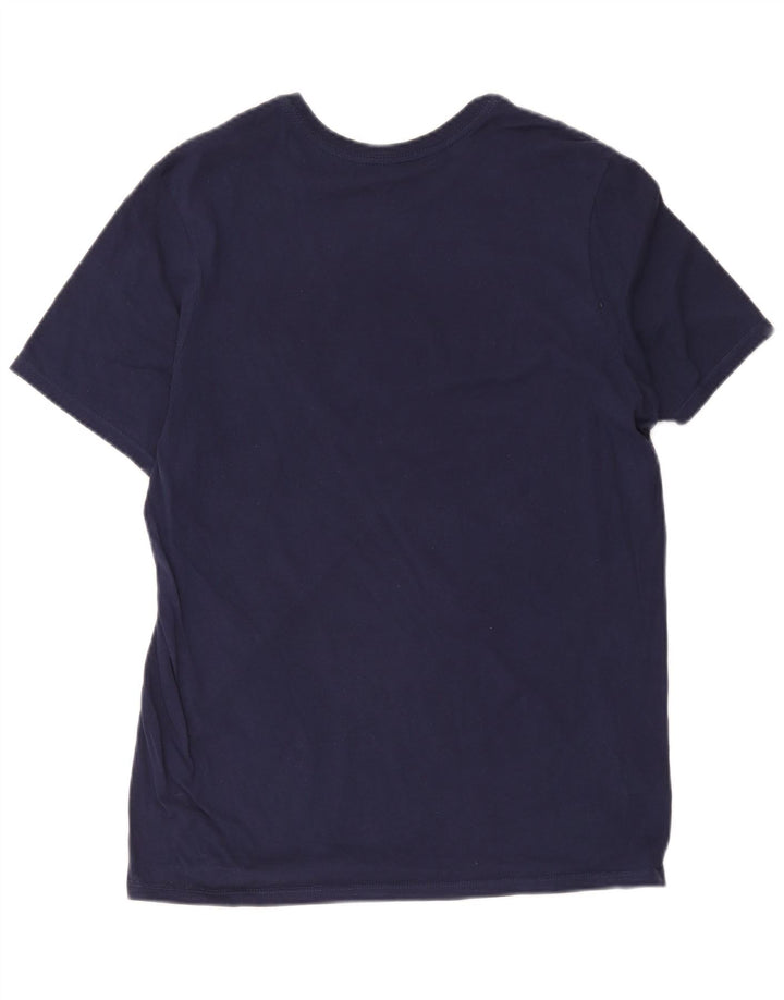Męski T-shirt Nike Athletic Cut Graphic Top, średni granatowy