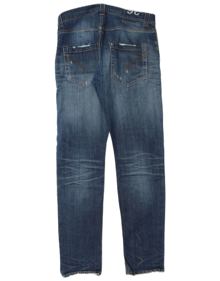 Dondup Męskie jeansy slim W36 L34 Niebieskie bawełniane