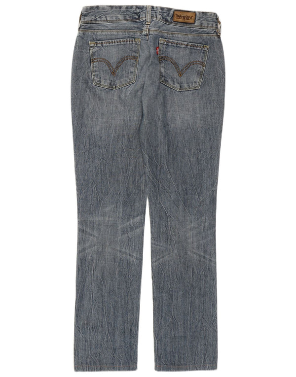 Damskie jeansy Levi's 571 Slim W29 L30 Niebieskie bawełniane