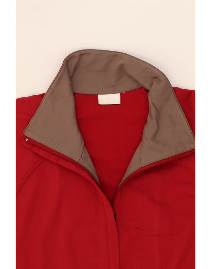 DIADORA Womens Tracksuit Top Jacket UK 16 Large Red Polyester Vintage Diadora and Second-Hand Diadora from Messina Hembry 