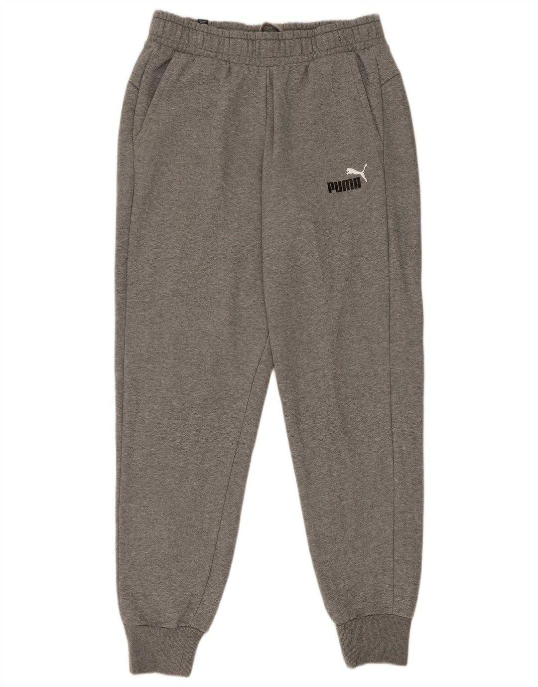 Męskie spodnie dresowe Puma Joggers, średnioszare, bawełniane