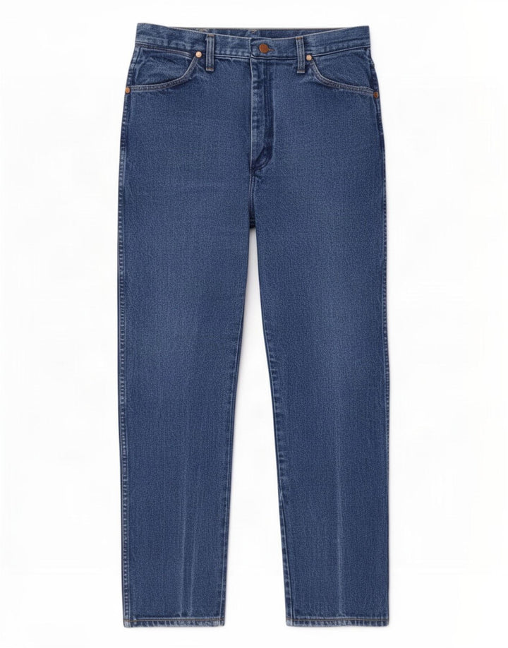 Męskie proste dżinsy Wrangler W28 L30 niebieskie