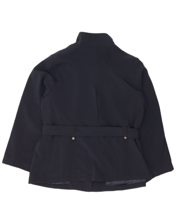 PERSONA Womens Utility Jacket UK 18 XL Navy Blue