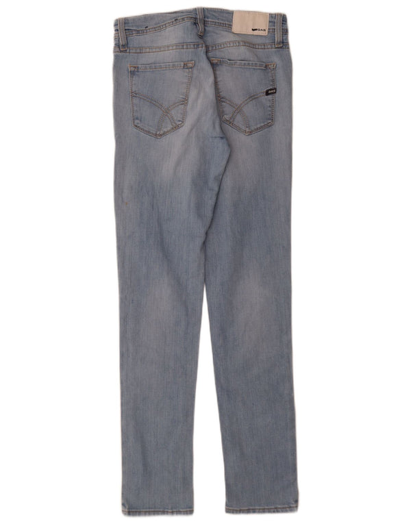 Damskie jeansy skinny Gas W29 L32 Niebieskie bawełniane