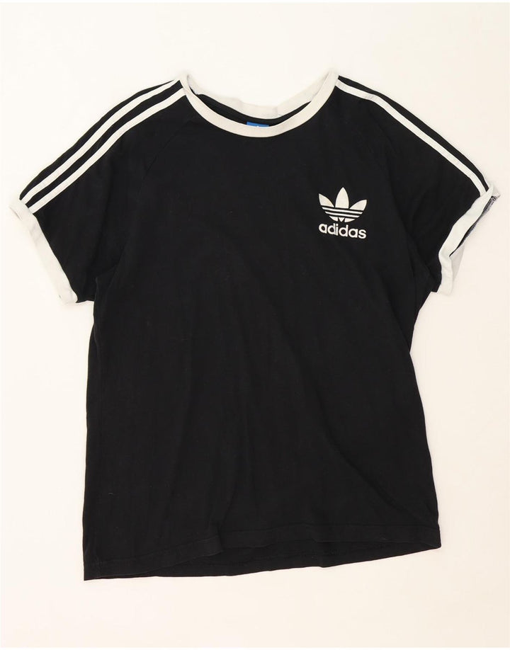 Adidas Męska koszulka Top Medium Black Colorblock Poliester