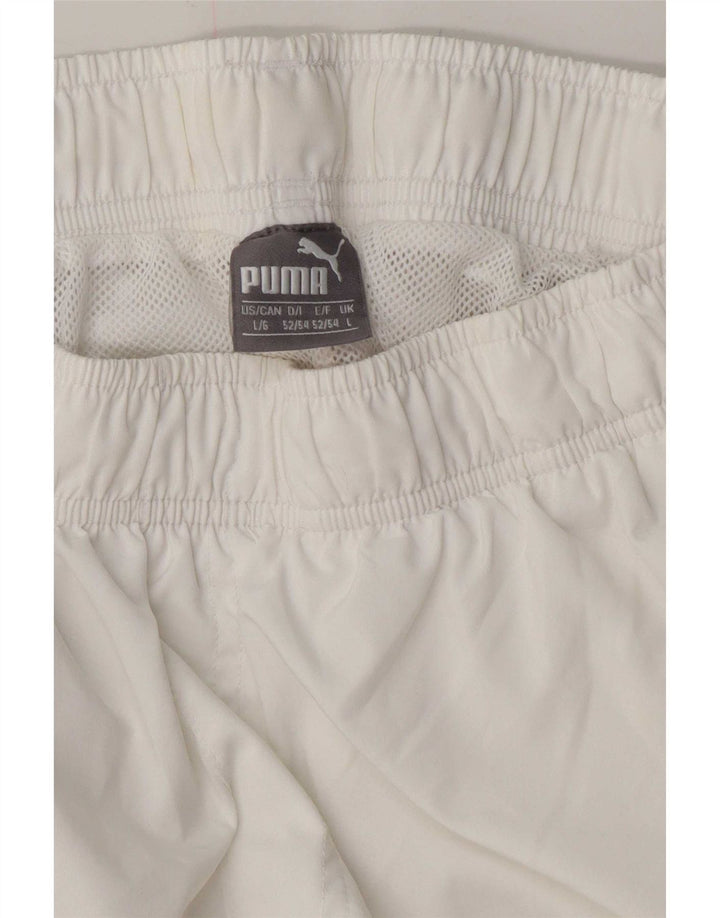 Męskie spodenki sportowe Puma, duże, białe