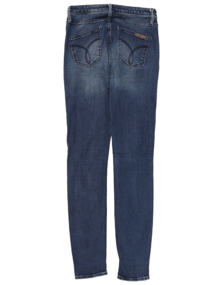 Damskie jeansy Skinny Calvin Klein W28 L32 Niebieskie