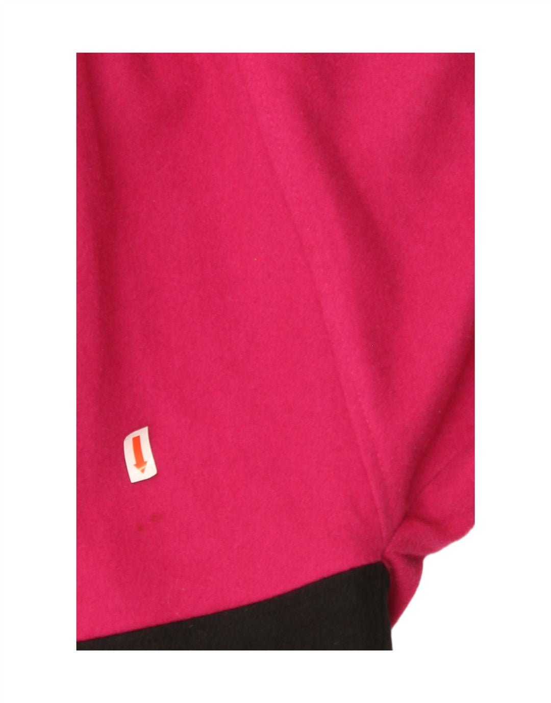 VINTAGE Womens Oversized Poncho Coat EU 40 Medium Pink Colourblock Wool Vintage Vintage and Second-Hand Vintage from Messina Hembry 