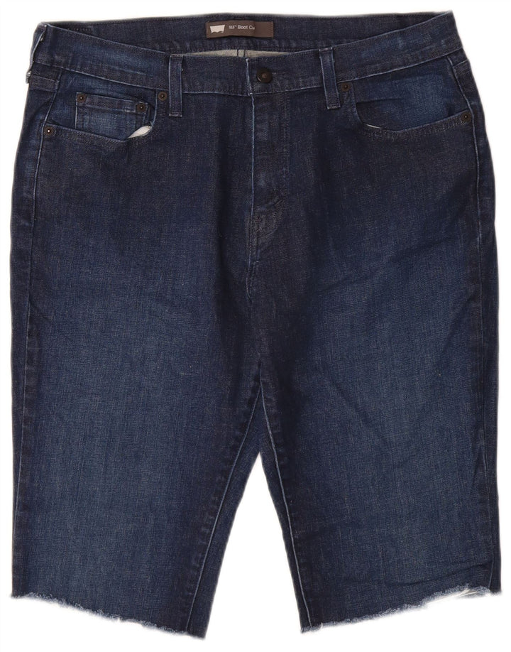 Damskie spodenki jeansowe LEVI'S 515 US 14 XL W34 Granatowa bawełna
