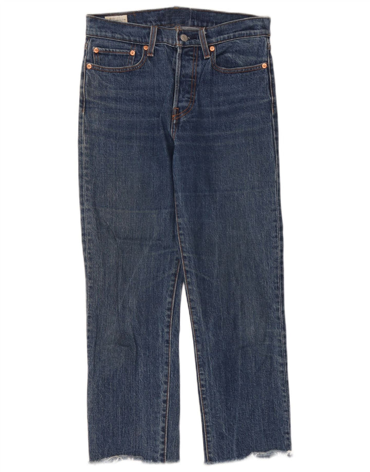 Damskie proste dżinsy Levi's W27 L28 Niebieskie bawełniane