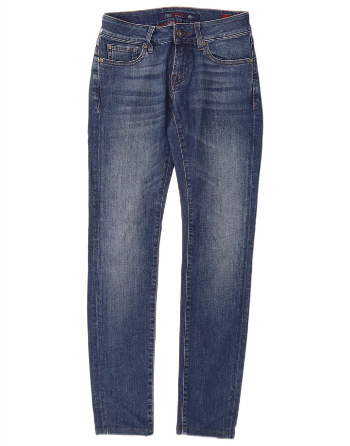 Damskie jeansy rurkowe Rifle W25 L28 Niebieskie