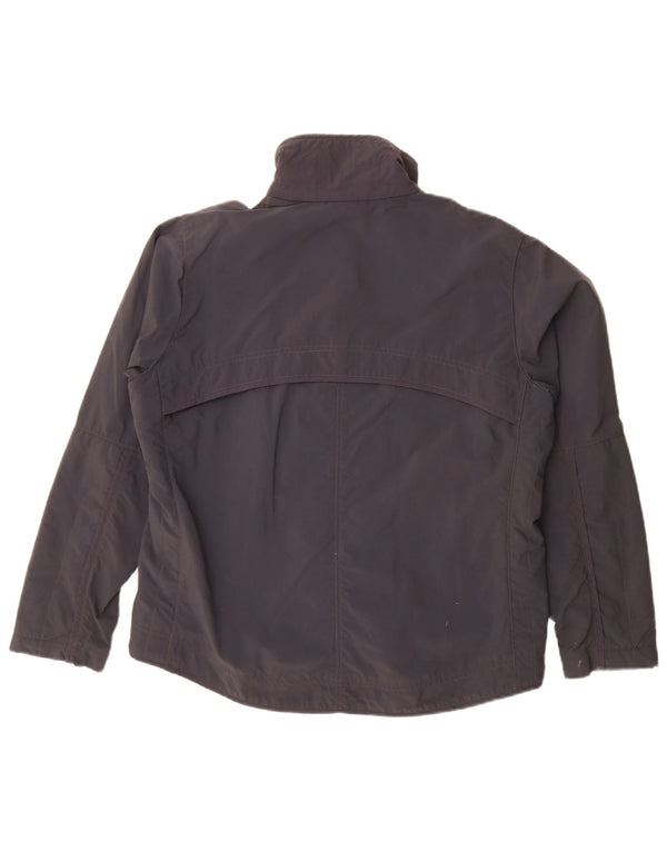 Damska kurtka bomber Adidas UK 14, duża, czarna, poliamidowa