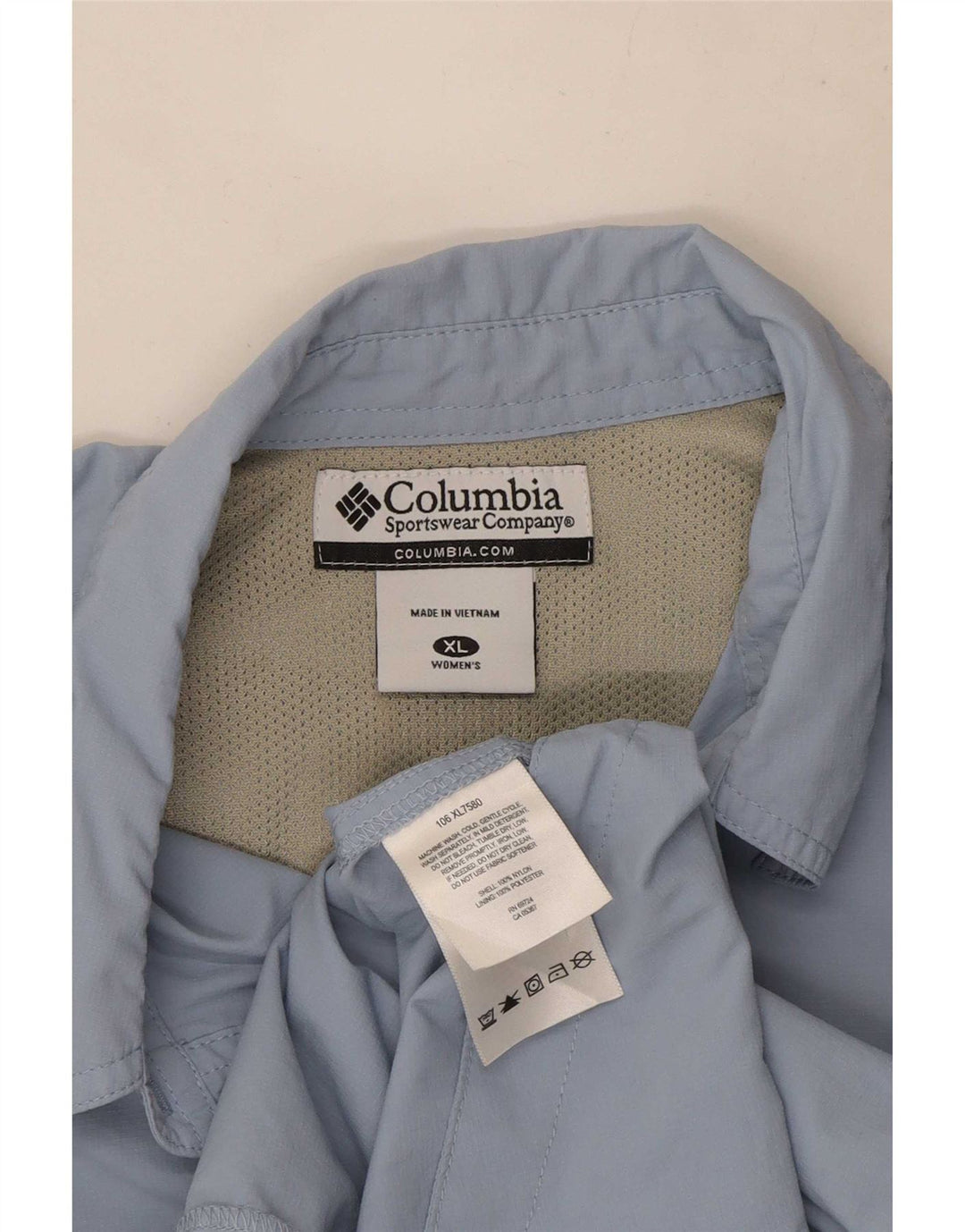 Koszula damska Columbia UK 18 XL Niebieski nylon