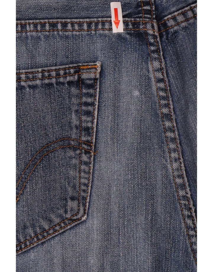 Męskie proste dżinsy Levi's W38 L26, niebieska bawełna