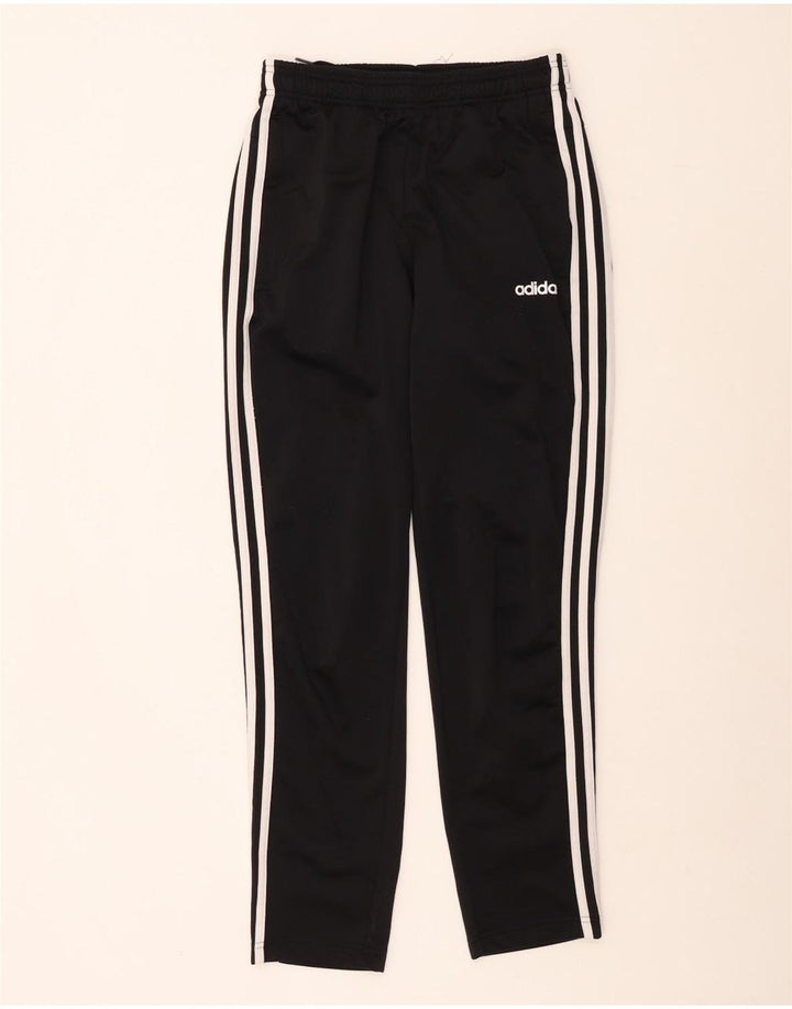 Damskie spodnie dresowe Adidas UK 10, małe, czarne, poliestrowe