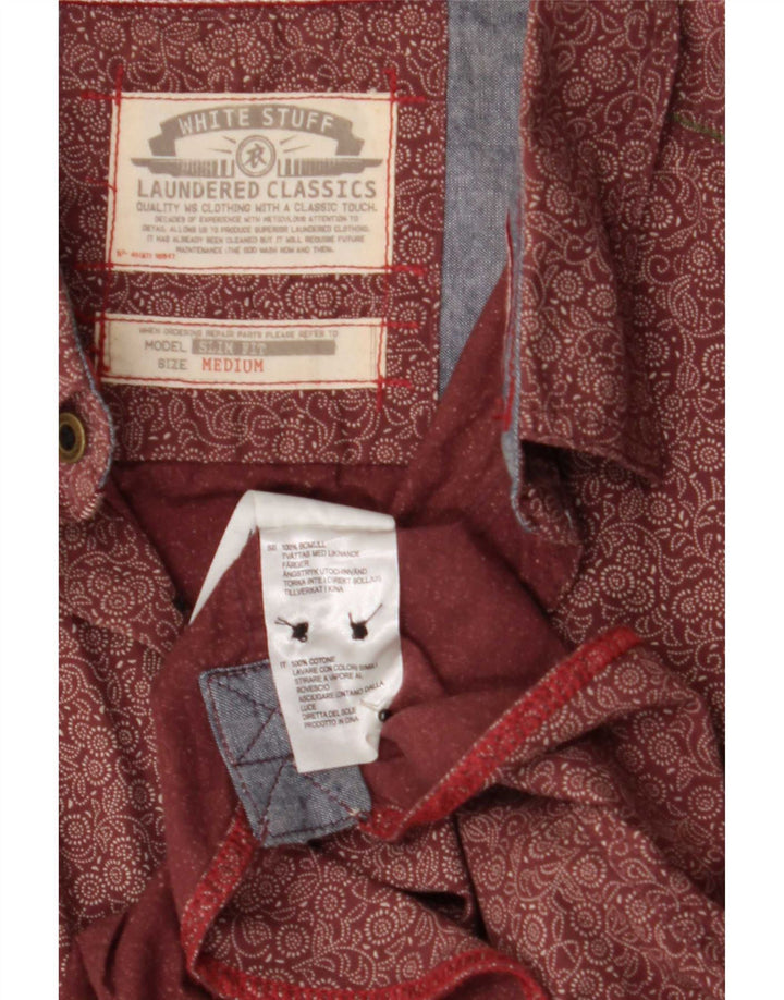 Koszula męska White Stuff Medium Burgundy Paisley Cotton