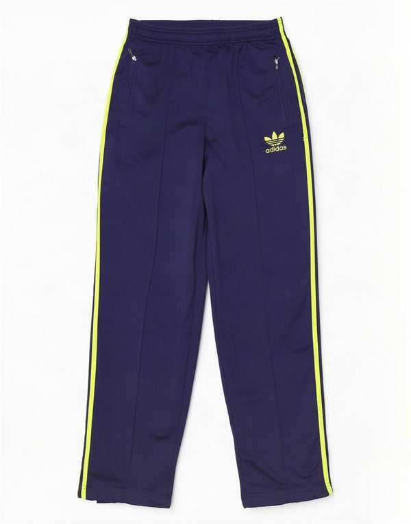 Męskie spodnie dresowe Adidas UK 38/40 Średni granatowy poliester