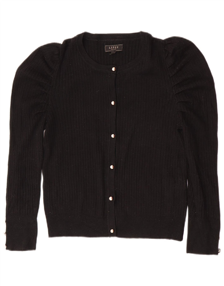 Sweter damski Lipsy Cardigan UK 12, średnia czarna wiskoza