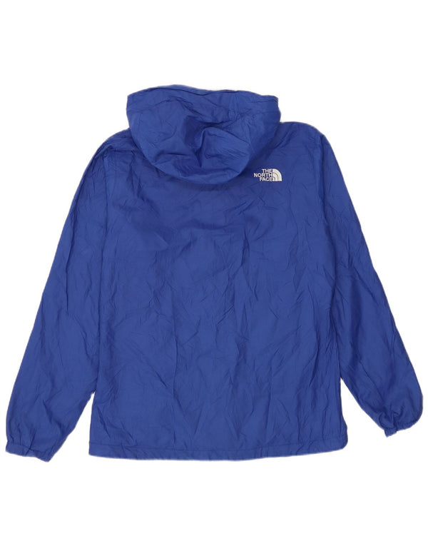 Damska kurtka przeciwdeszczowa z kapturem, oversize, The North Face, UK 10, mała niebieska