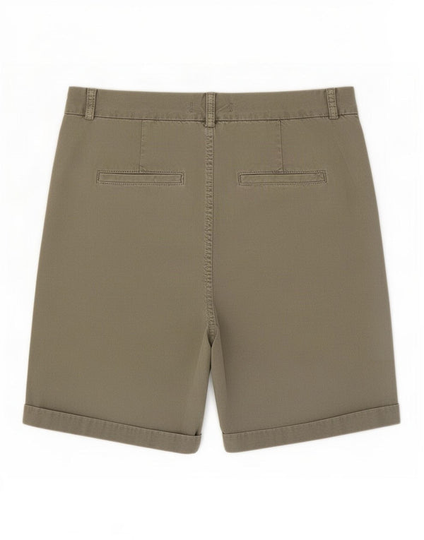 Marks & Spencer Damskie spodenki Chino UK 10 Small W30 Khaki Cotton