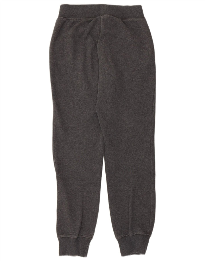 Damskie spodnie dresowe ADIDAS z grafiką Joggers UK 4/6 XS Szara bawełna