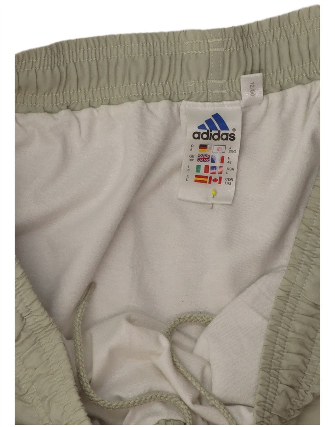 Męskie spodenki sportowe Adidas XL, zielone, poliestrowe