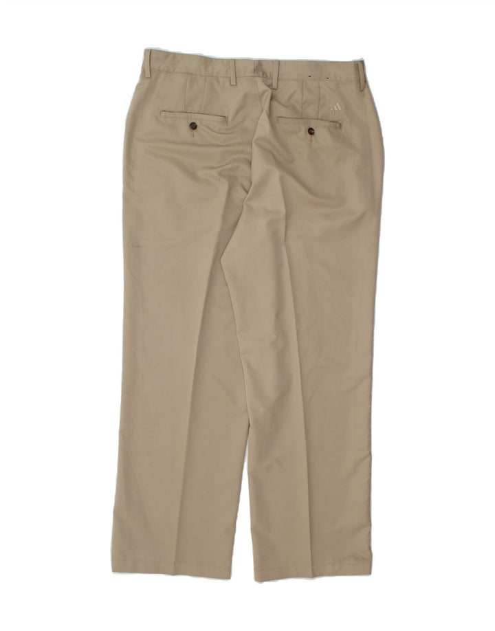 ADIDAS Mens Climalite Straight Chino Trousers W38 L30 Beige Polyester Vintage Adidas and Second-Hand Adidas from Messina Hembry 