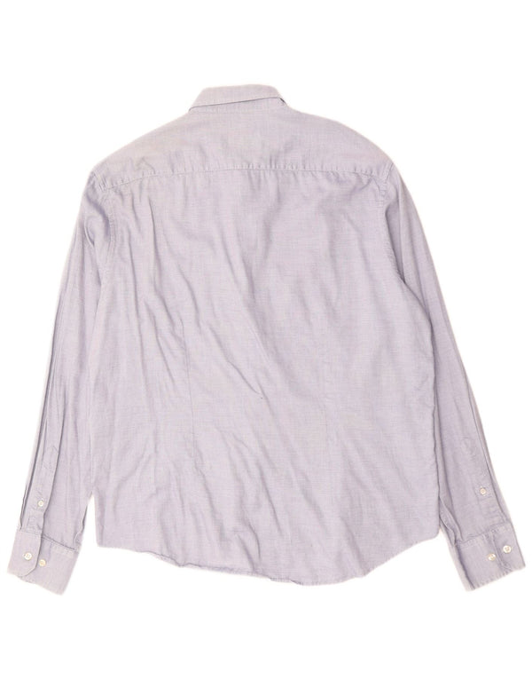 Koszula męska FRED PERRY Slim Fit 2XL, niebieska, bawełniana