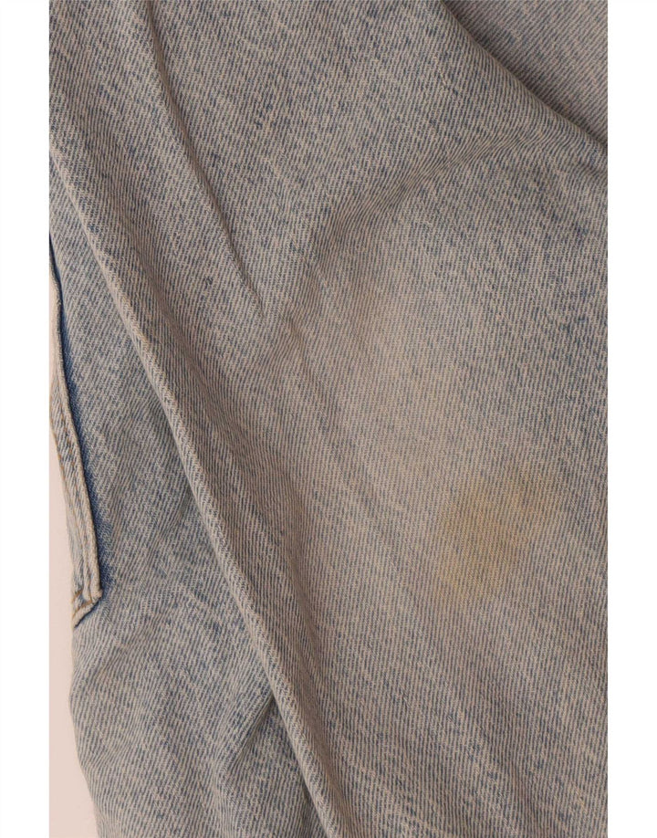 Męska kurtka jeansowa oversize Zara UK 36 Small, niebieska bawełniana