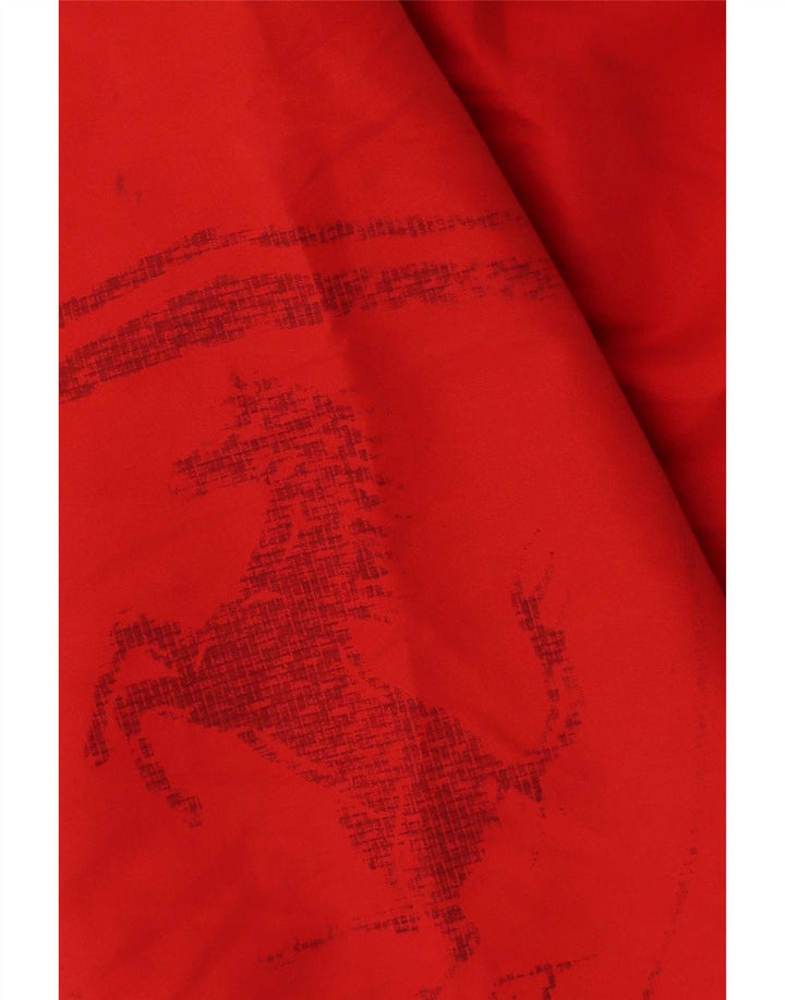 Męskie spodenki kąpielowe Puma Ferrari Graphic, średni czerwony poliester