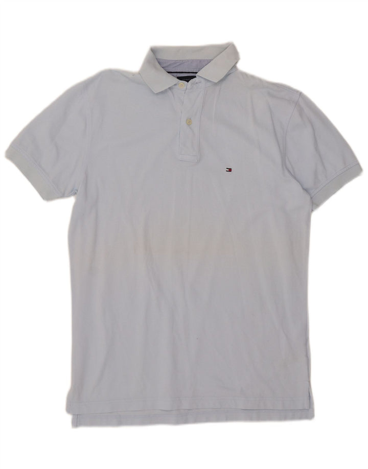 Męska koszulka polo Tommy Hilfiger w kolorze średnioniebieskim, bawełniana