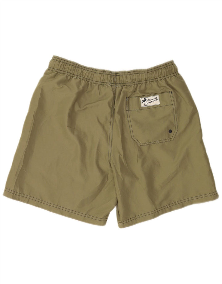 Męskie spodenki kąpielowe Marks & Spencer, średni khaki, poliester