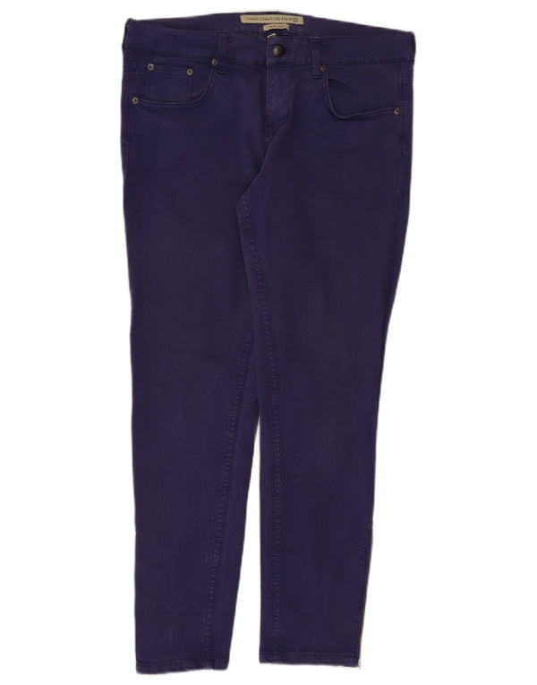 French Connection Womens Tight Fit Skinny Jeans UK 14 Large W32 L28 Purple
