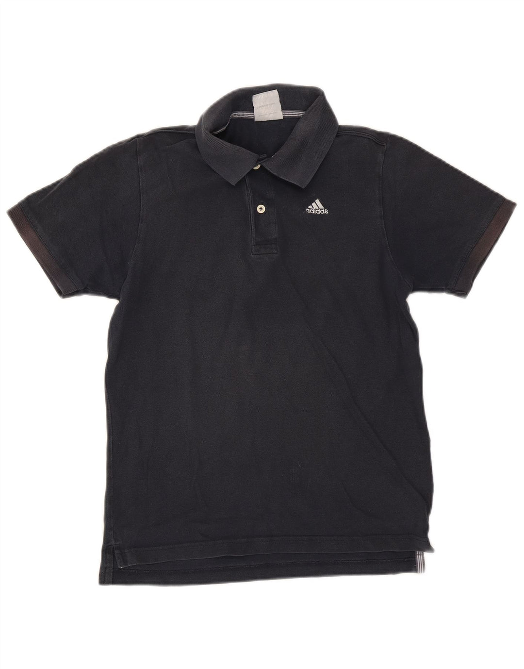 Męska koszulka polo Adidas, mała, granatowa, bawełniana
