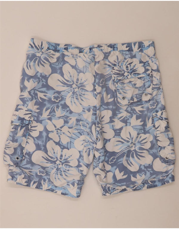 Męskie spodenki kąpielowe Crew Clothing XL W38 Niebieski kwiatowy poliester