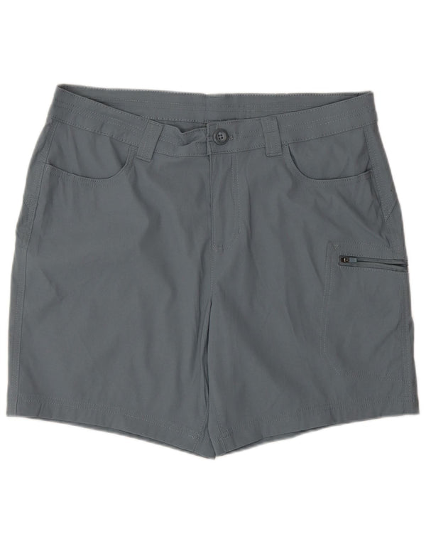 Damskie spodenki bojówki Eddie Bauer US 12 Large W34, szare, nylonowe sportowe