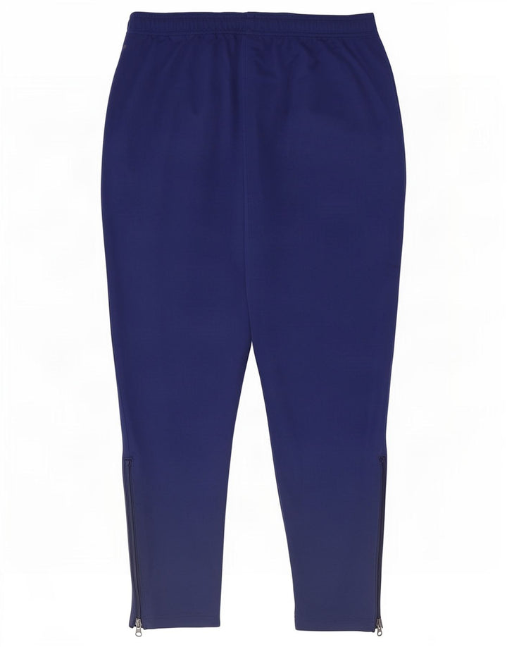 Męskie spodnie dresowe Adidas Climalite XL, granatowe, poliestrowe