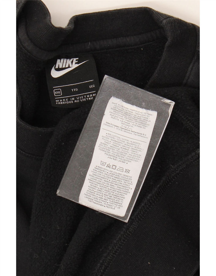 Męska bluza dresowa NIKE 2XL, czarna, bawełniana