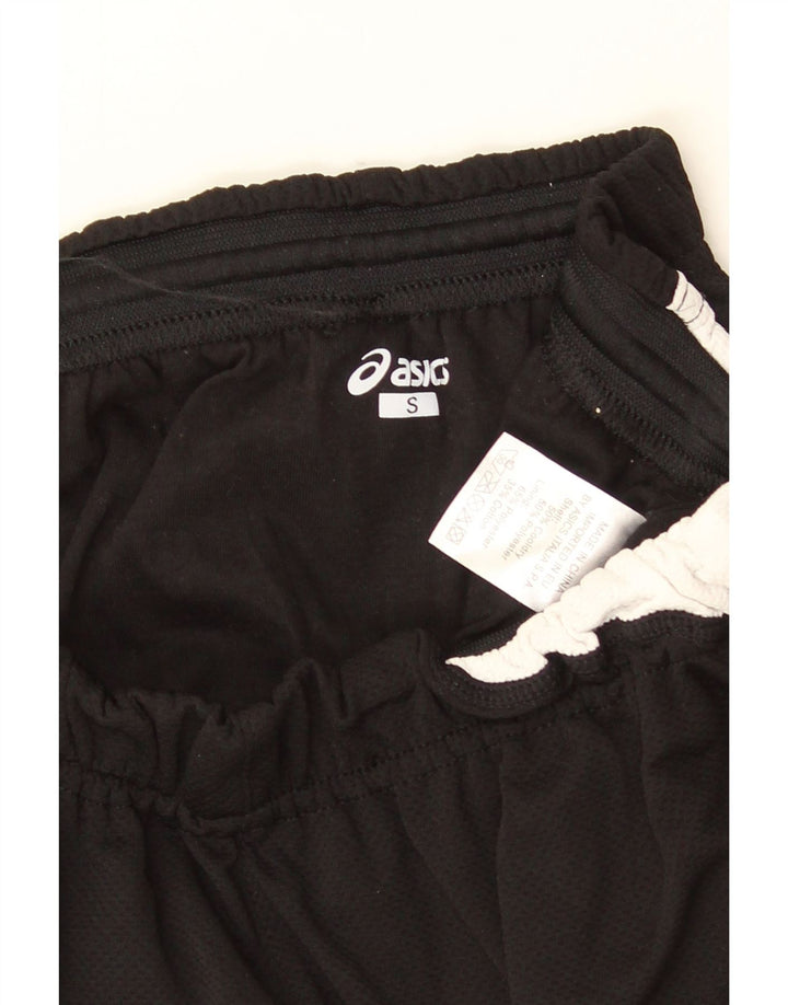 Damskie spodenki sportowe Asics UK 10, mały, czarny poliester z blokami kolorów