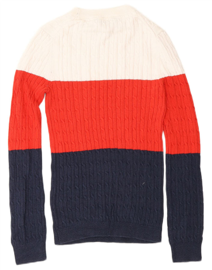 Crew Clothing Damski sweter z okrągłym dekoltem, UK 8, mały, wielokolorowy