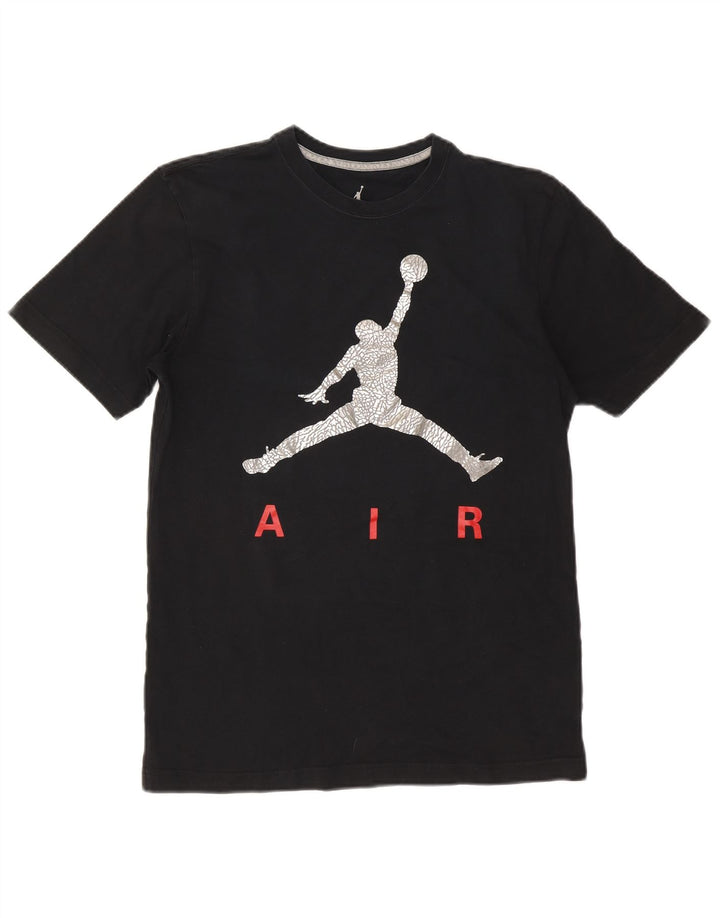 Męski T-shirt z grafiką Jordan, średni czarny