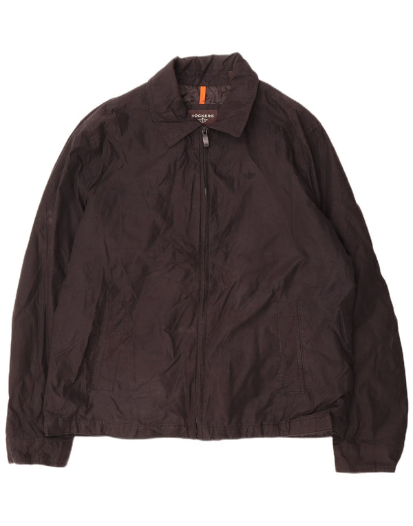 Męska kurtka bomberka Dockers UK 42 XL, czarny poliester
