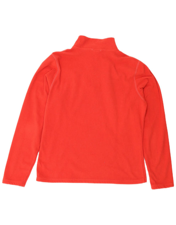 Damski sweter polarowy The North Face z zamkiem błyskawicznym, UK 16, duży, czerwony, poliestrowy