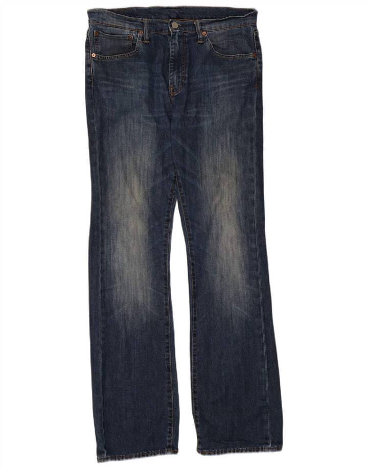 Męskie jeansy Levi's 527 Bootcut W34 L34 Niebieska bawełna