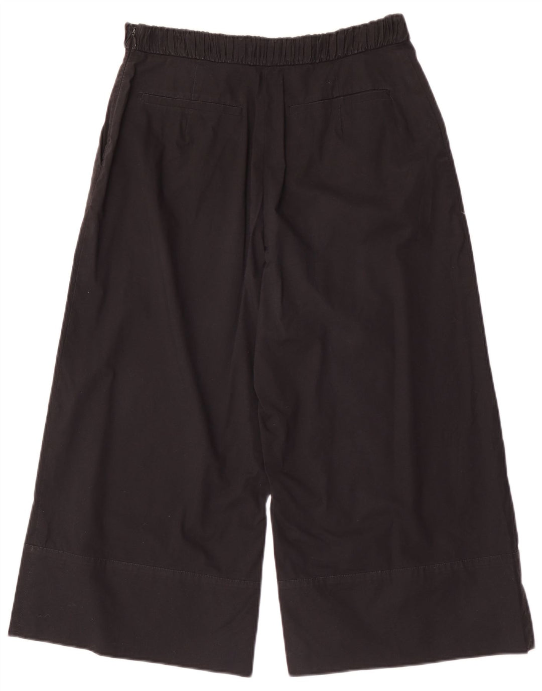 Damskie spodnie Capri z szeroką nogawką Max & Co. W30 L21 Czarne