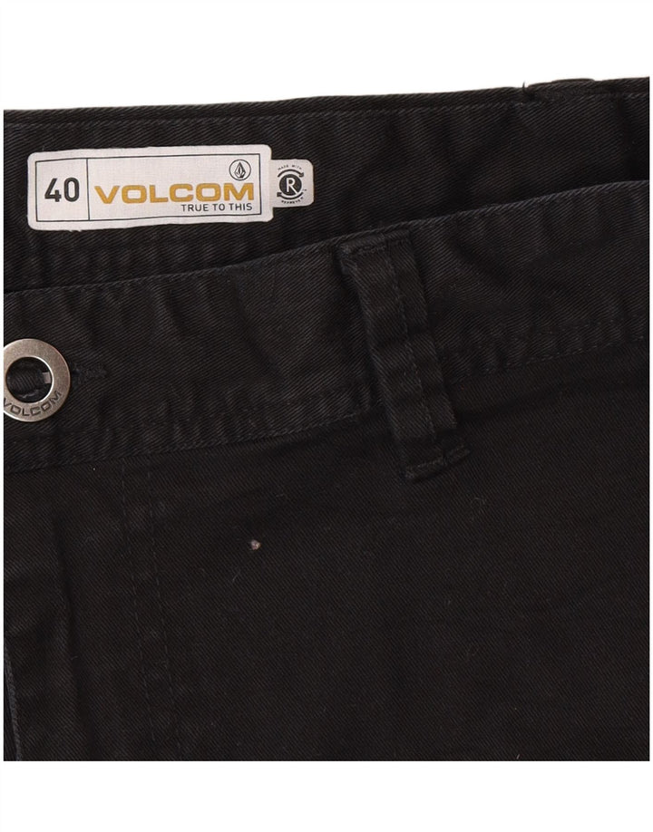 Męskie spodenki chino Volcom W40 XL, czarne, bawełniane
