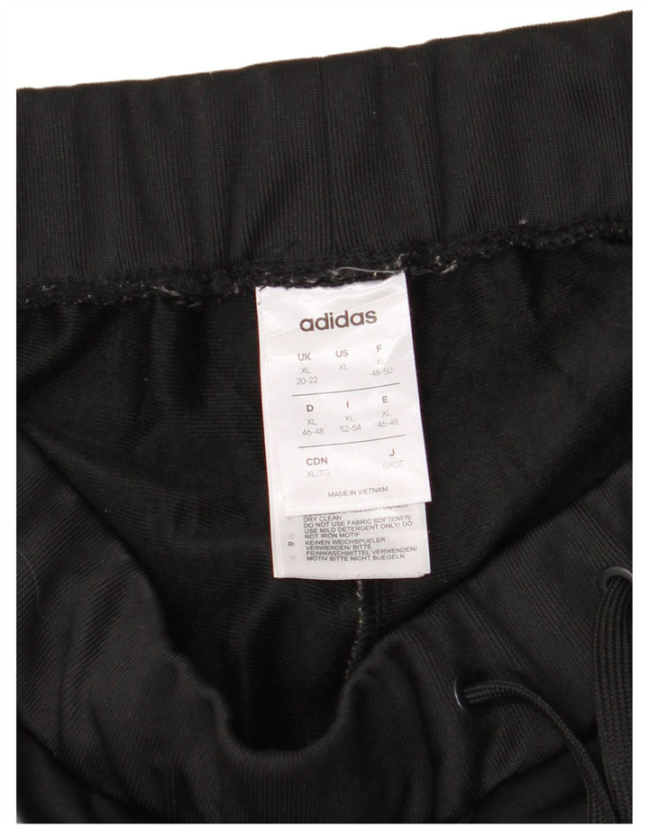 Damskie spodnie dresowe Adidas Joggers UK 20/22 XL Czarny poliester