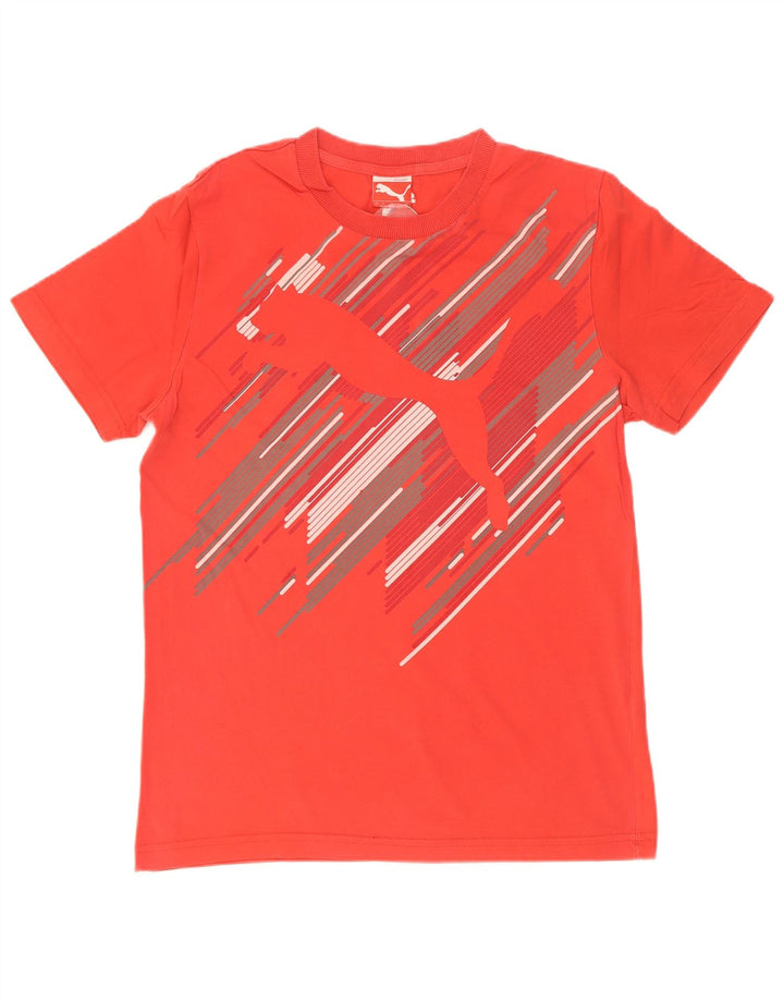 Męski T-shirt Puma z grafiką, w małe czerwone paski