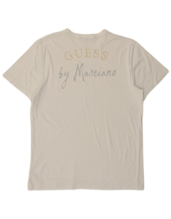 Męska koszulka graficzna Guess By Marciano Top XL w kolorze białym